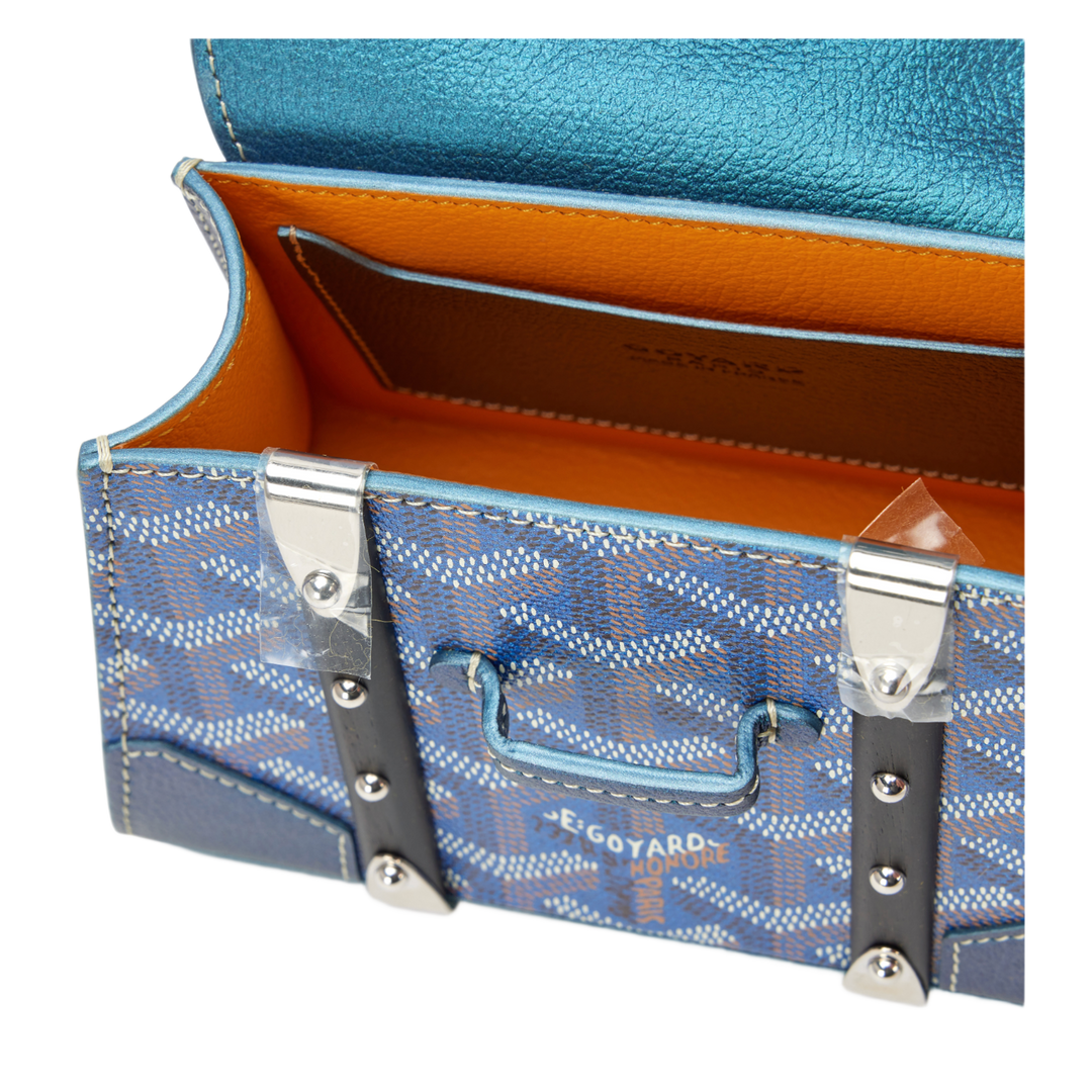 Goyard 'Pearly Blue' Saigon Structure Nano Bag