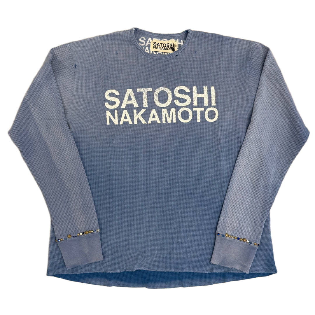 Satoshi Nakamoto 'Blue' Studded Thermal