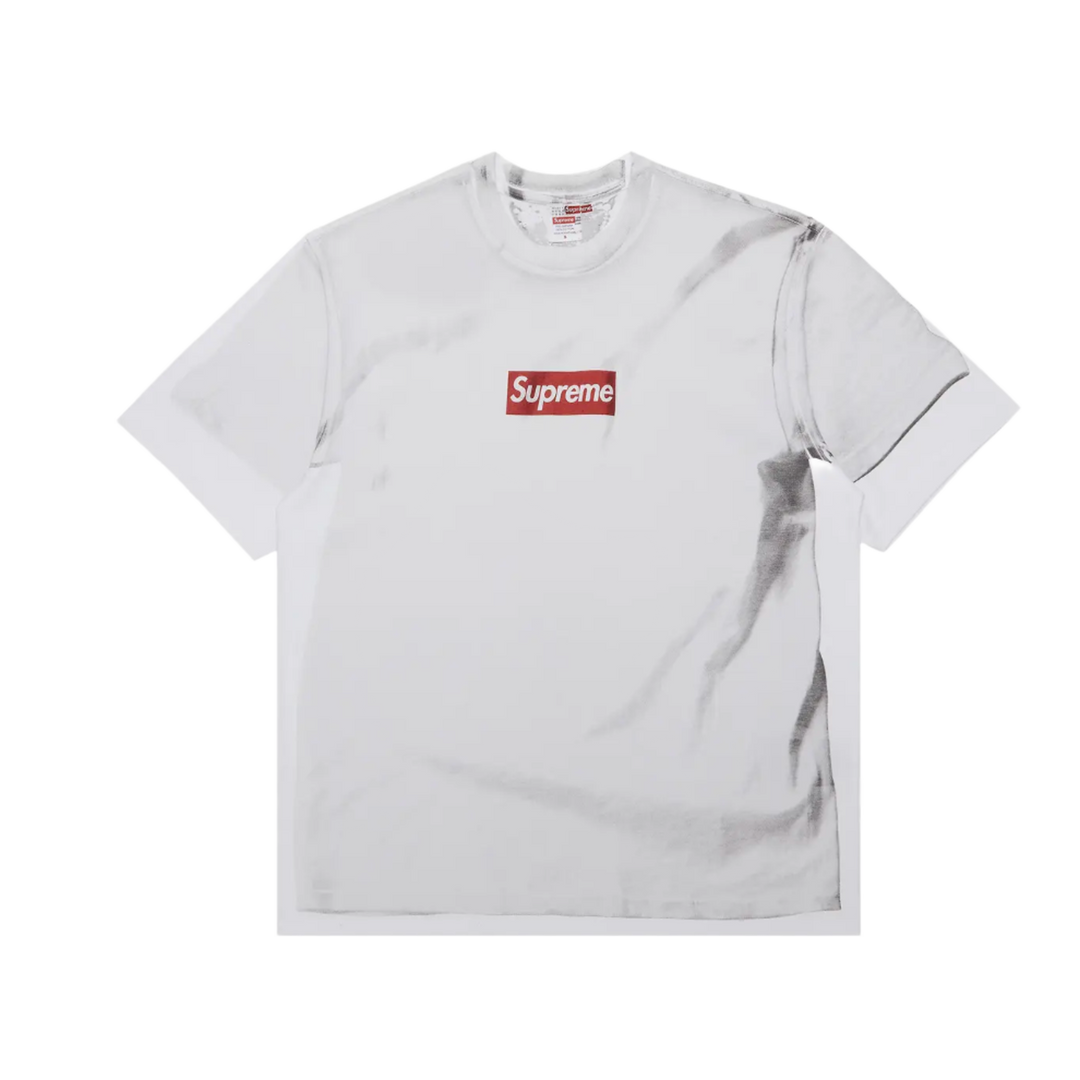 Supreme x MM6 Maison Margiela 'White' Box Logo Tee