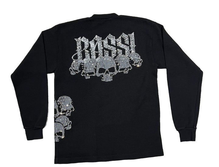 Bossi 'Grey Skulls' Black Thermal Longsleeve