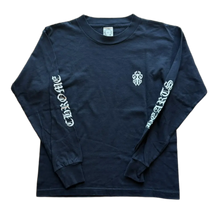 Chrome Hearts 'Vine Dagger/Scroll Logo' Vintage Black Kids Longsleeve