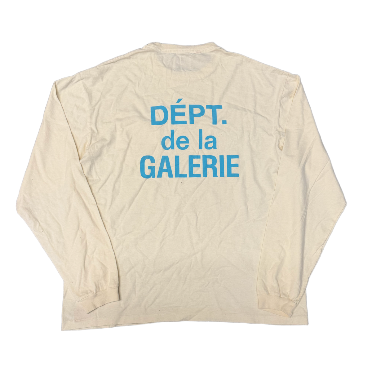 Gallery Dept. 'Blue French Logo' Tan Longsleeve