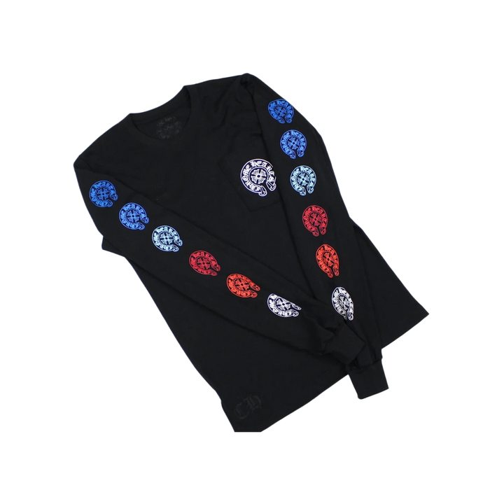 Chrome Hearts Multi Color Horse Shoe Longsleeve 