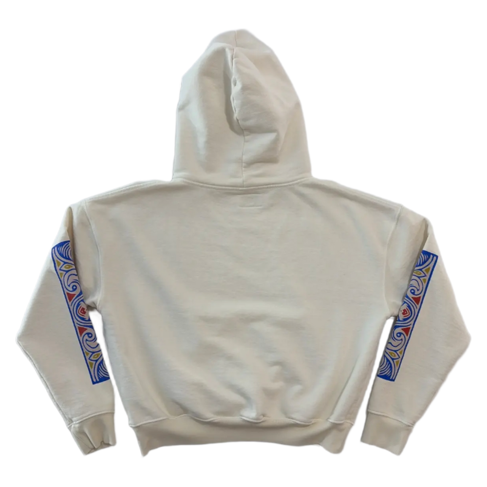 Rhude 'Cream' Hotel De Rhude Hooded Sweatshirt