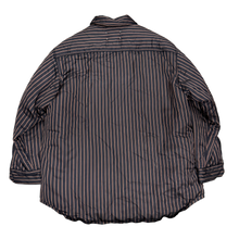 Maison Margiela 'Black' Striped Padded Overshirt