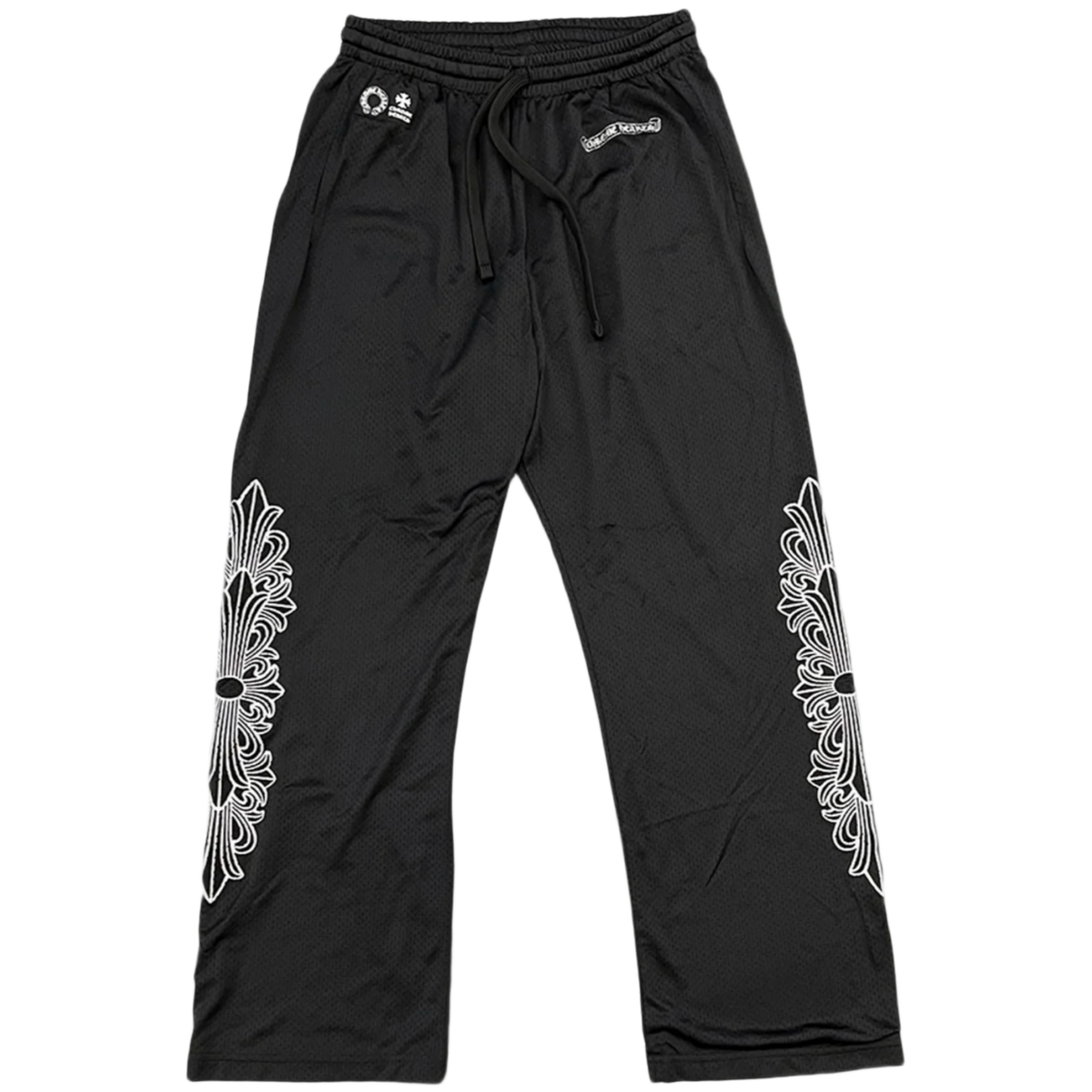 Chrome Hearts 'Black' Mesh Warm Up Pants