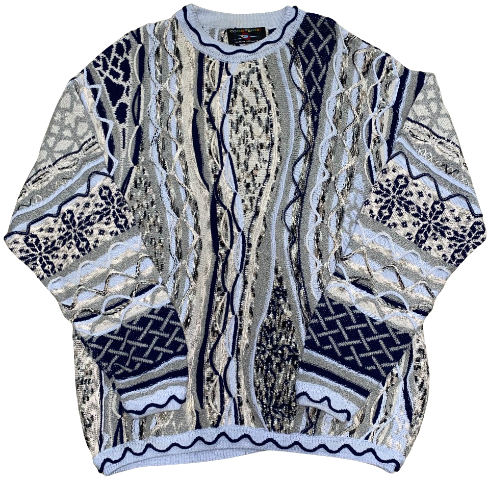 Coogi 'Blue Knit' Vintage Sweater