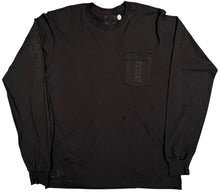 Chrome Hearts 'Black' Miami Exclusive Cemetery Vertical Logo Longsleeve Tee