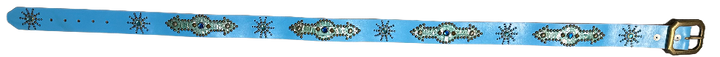Studded 'Sun Studded Gem' Baby Blue Belt