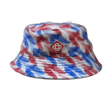 Casablanca 'Red, White & Blue' Brushed Wool Bucket Hat