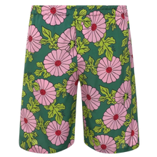 Gucci 'Green/Pink' Floral Silk Shorts