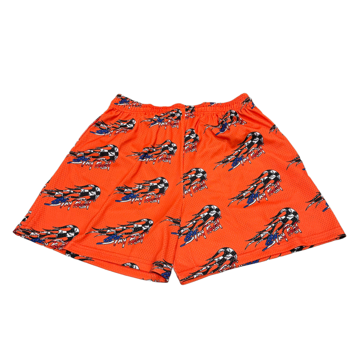 Matty Boy Eric Emanuel 'Stay Fast' Orange Mesh Shorts