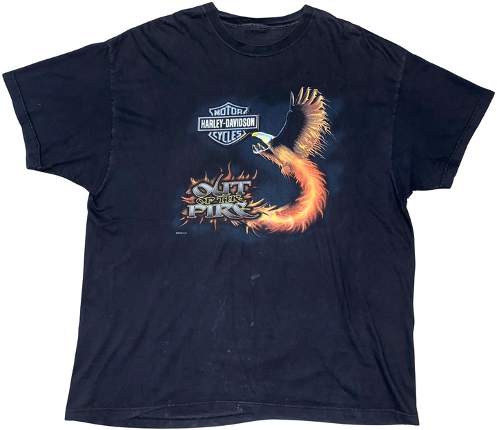 Harley Davidson 'Out Of The Fire' Vintage Tee