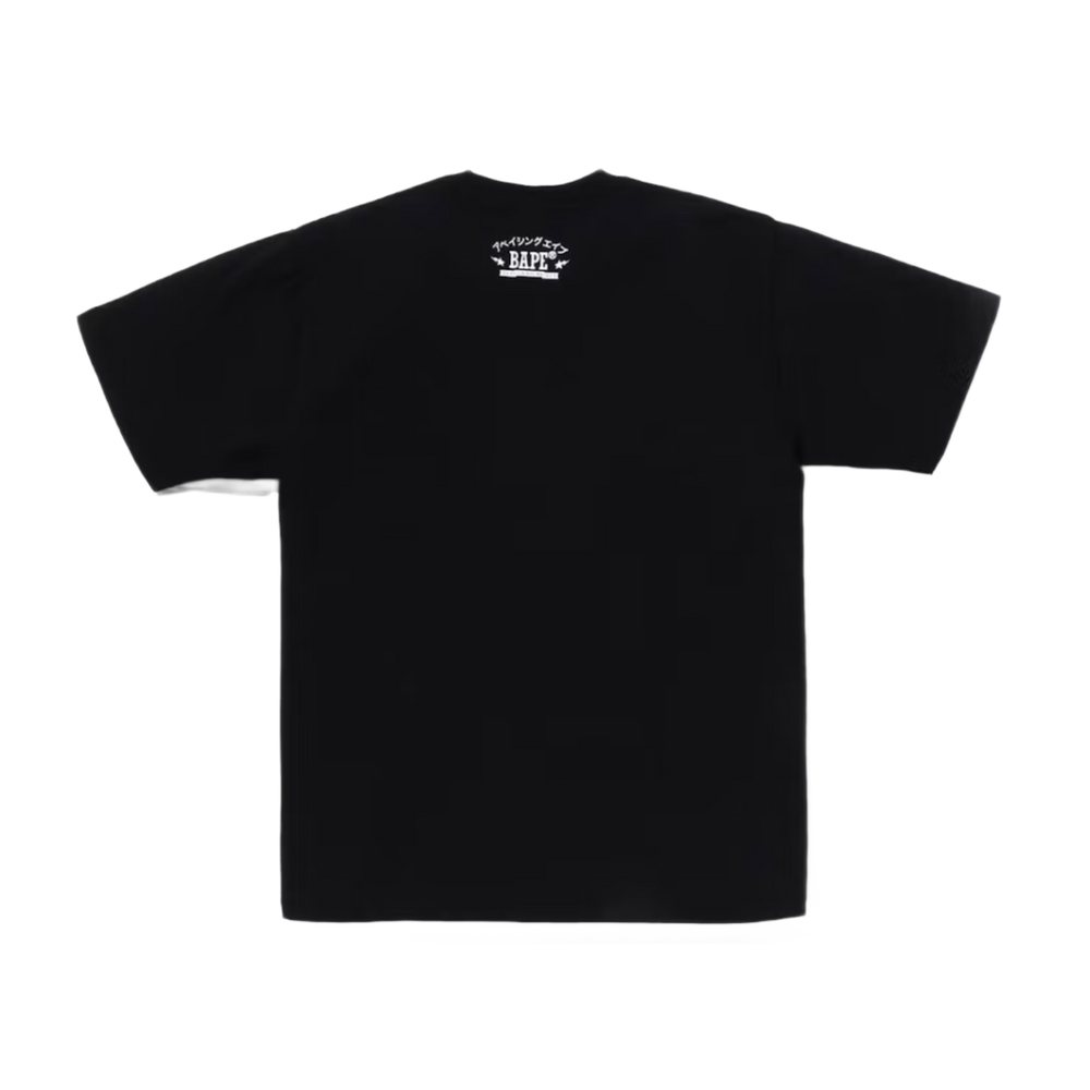 A Bathing Ape 'Black' Japan College Tee