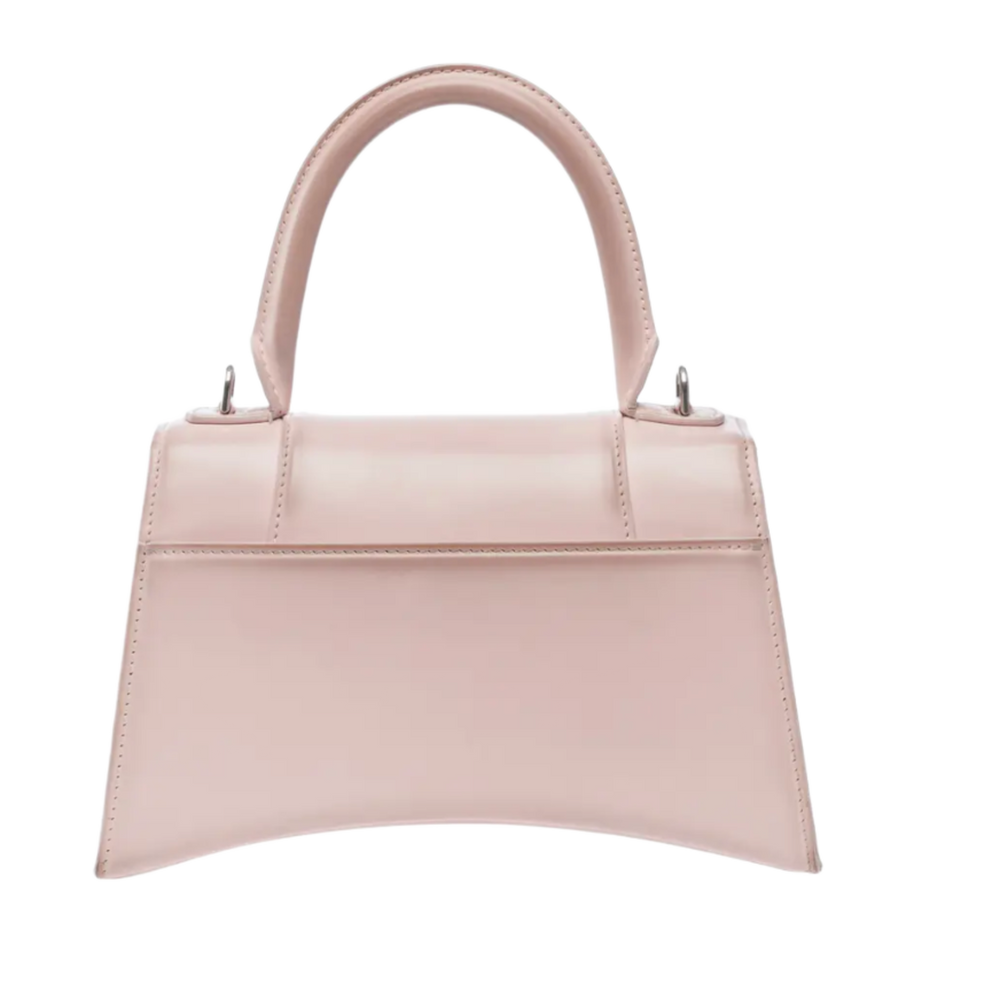 Balenciaga Hourglass S 'Pink Leather' Top Handle Handbag
