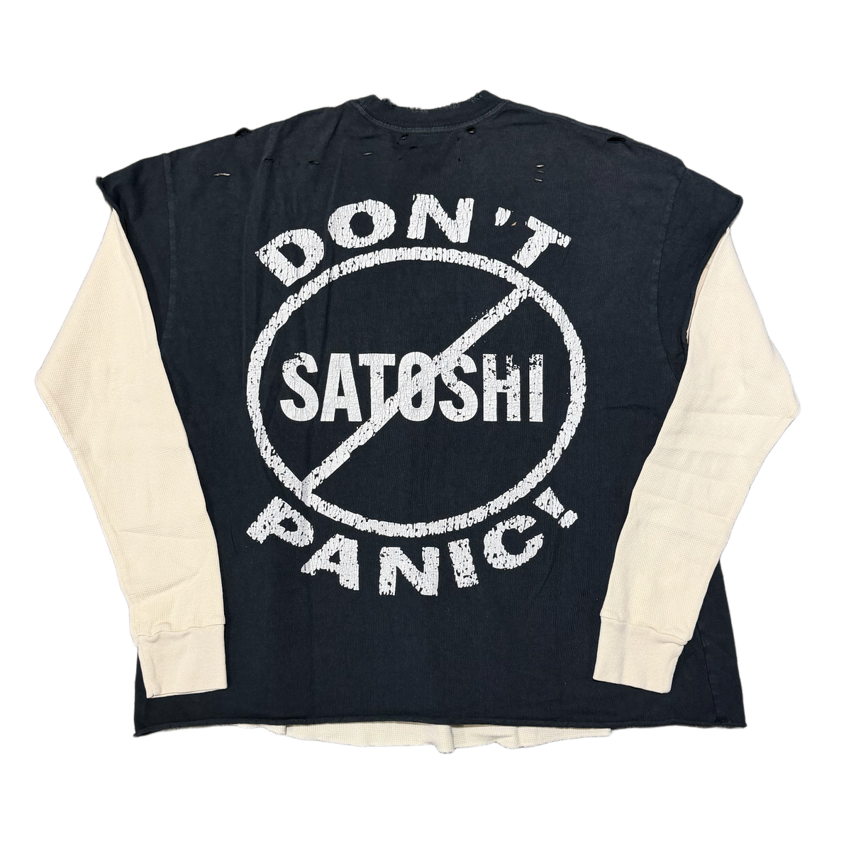 Satoshi Nakamoto 'Who Is' Thermal Longsleeve Tee
