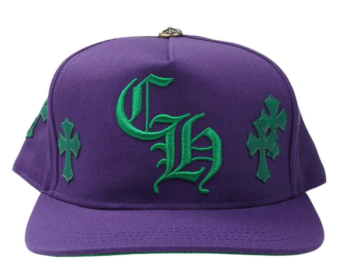 Chrome Hearts 'Sax Purple' Cross Patch Hat