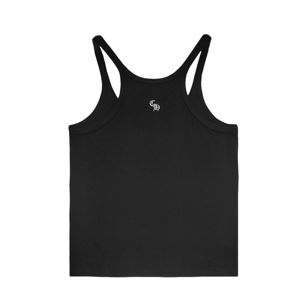 Chrome Hearts 'Bad Seed' CH Plus Embroidered Black Women's Tank Top