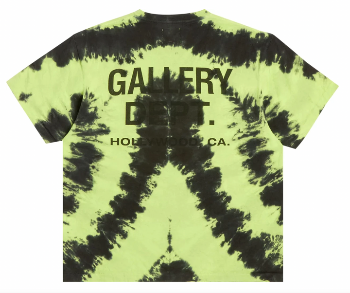 Gallery Dept 'Peace' Lime Tie Dye Tee