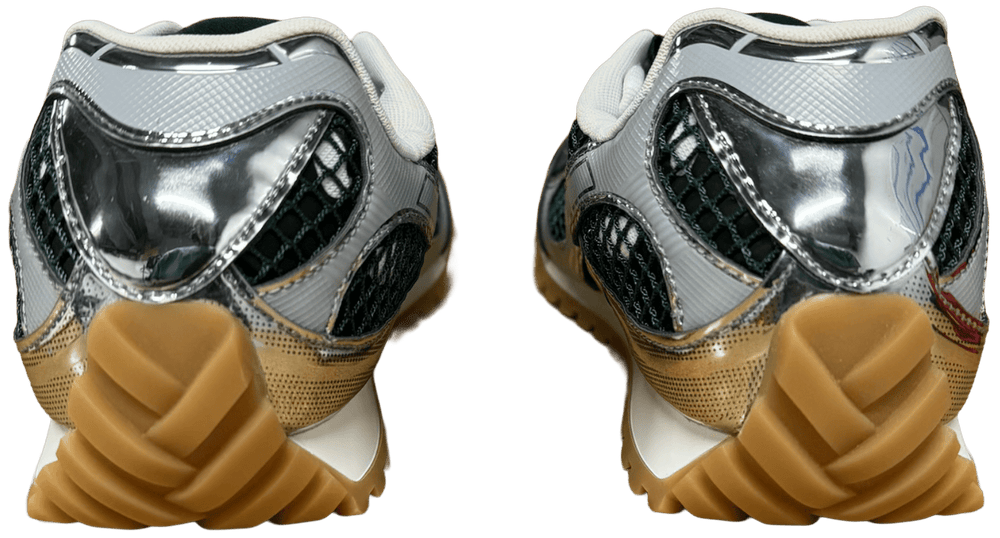 Bottega Orbit 'Biliard Green' Silver Sneakers