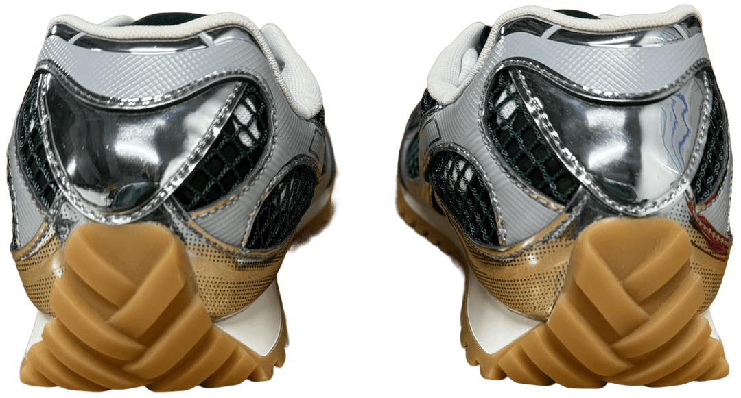 Bottega Orbit 'Biliard Green' Silver Sneakers