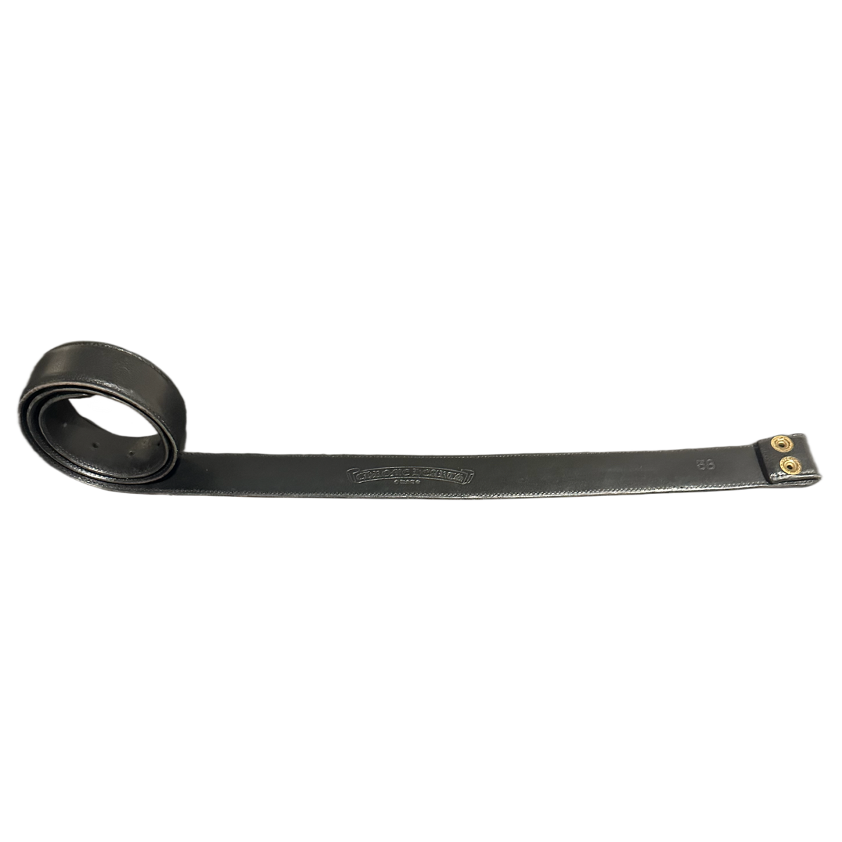 Chrome Hearts 'Black' Broze Belt Strap