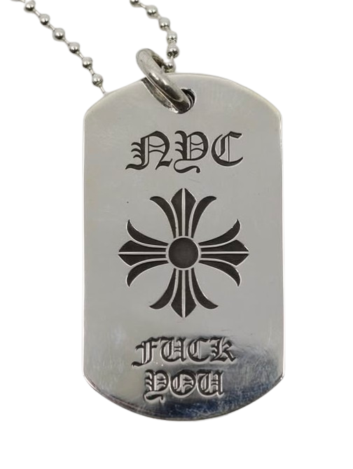 Chrome Hearts 'F*ck You' Dog Tag