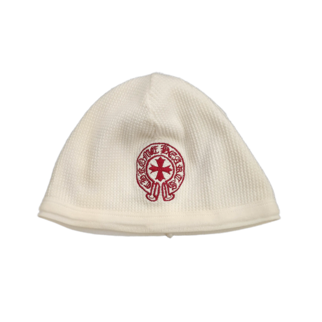 Chrome Hearts 'White' Vintage Horseshoe Skull Cap Beanie
