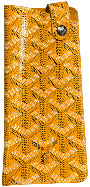Goyard 'Yellow' Montmartre PM Glasses Case
