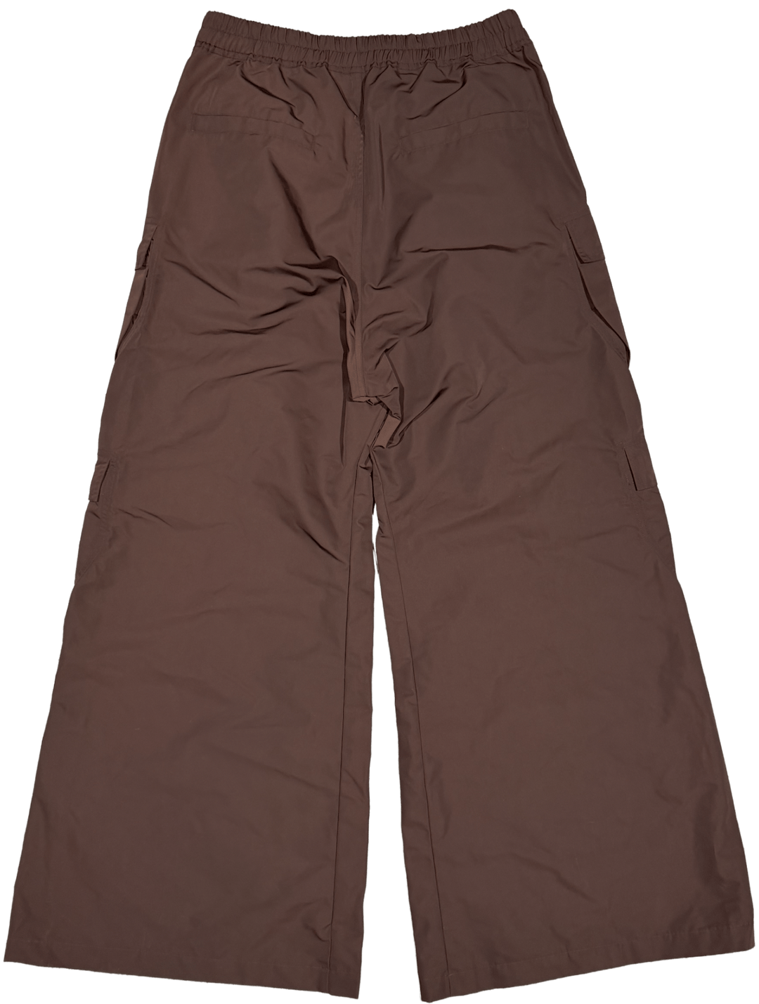 Rick Owens 'Mahogany' Nylon Jumbo Cargo Bela Pants