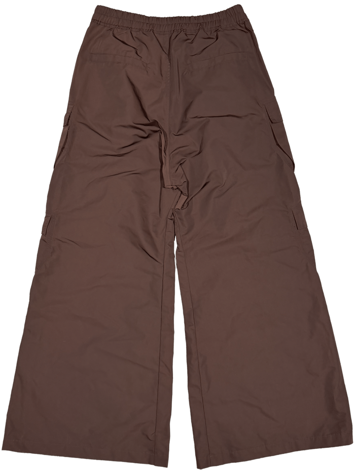 Rick Owens 'Mahogany' Nylon Jumbo Cargo Bela Pants