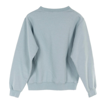 Christian Dior 'Turquoise Blue' Embroidered Patch Crewneck Sweater