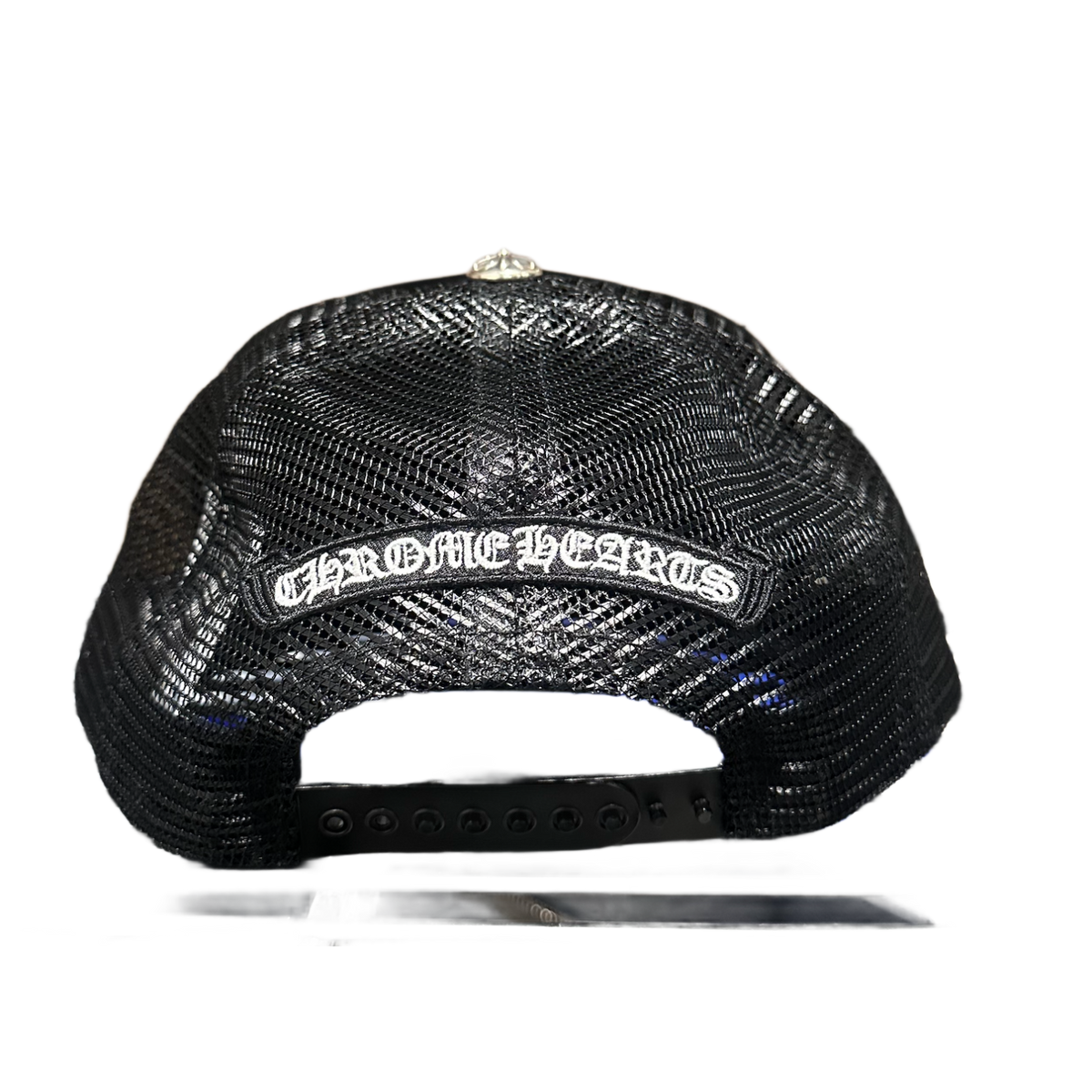 Chrome Hearts 'Black Calf Hair' Triple Cross Trucker Hat