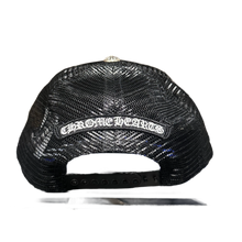 Chrome Hearts 'Black Calf Hair' Triple Cross Trucker Hat