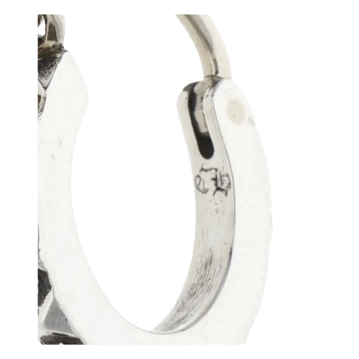 Chrome Hearts 'Silver' Mini Hoop Earrings