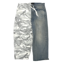 Balenciaga 'Snow Camo' Split Denim Jeans