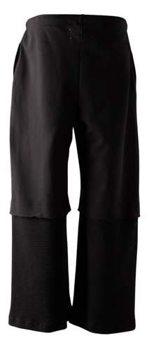 Satoshi Nakamoto 'Double Layer Studded' Black Studded Sweatpants