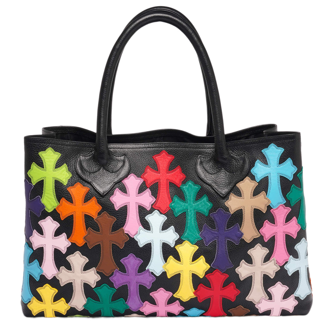 Chrome Hearts 'Multicolor' Cross Patch Tote Bag