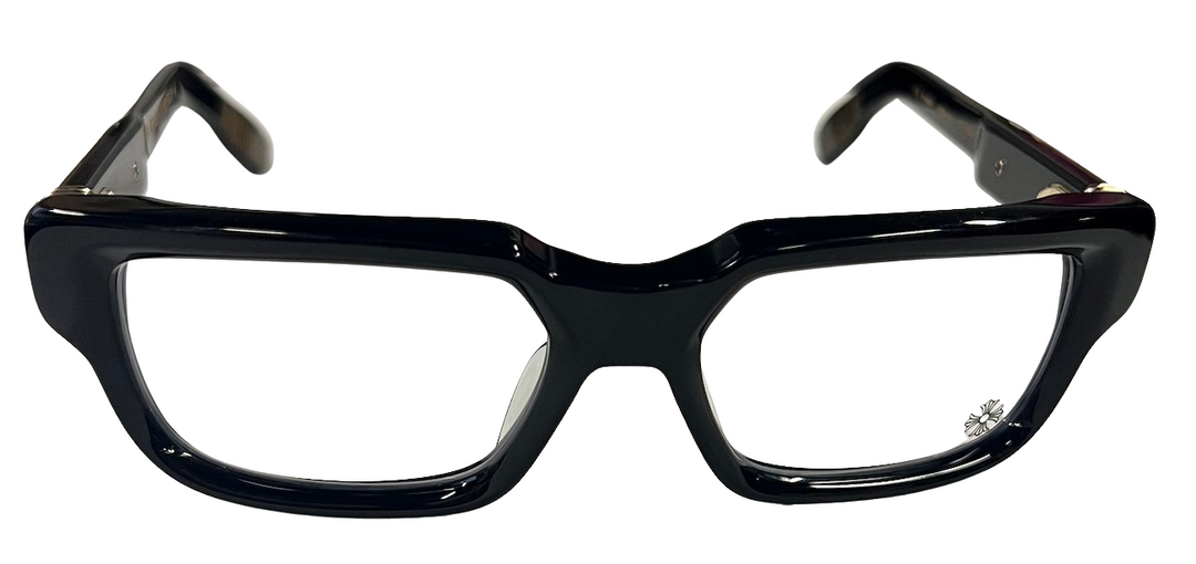 Chrome Hearts '2 Thick' Black Glasses
