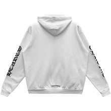 Chrome Hearts 'Vertical Logo' White Zip-Up Hoodie