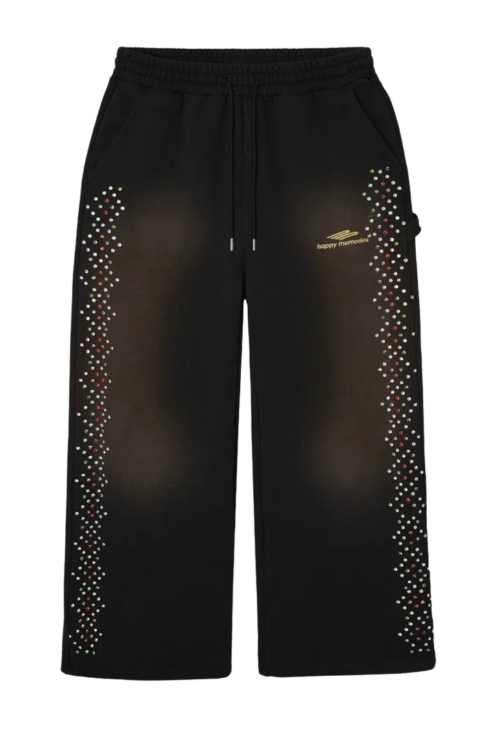 Happy Memories Don't Die HMDD 'Crystal' Black Sweatpants