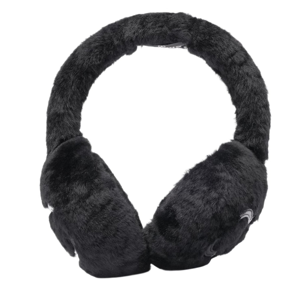 Chanel 'Black/Ecru' Cashmere CC Earmuffs