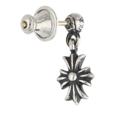 Chrome Hearts 'Silver' Plus Cross Earrings