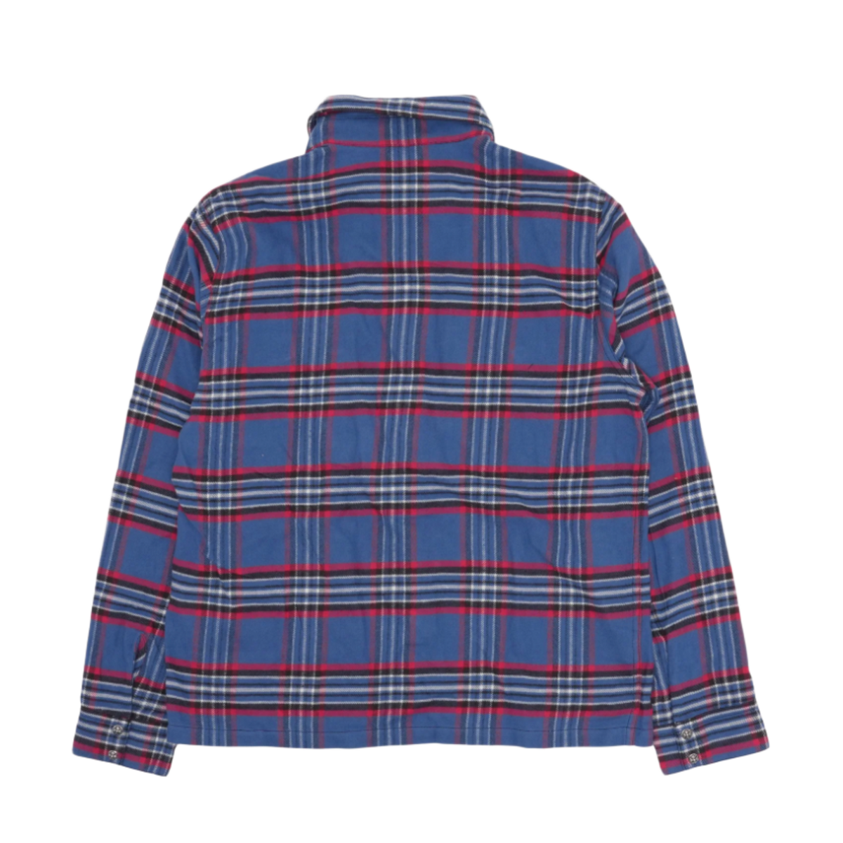 Chrome Hearts 'Blue Red Work Dog' Flannel Shirt