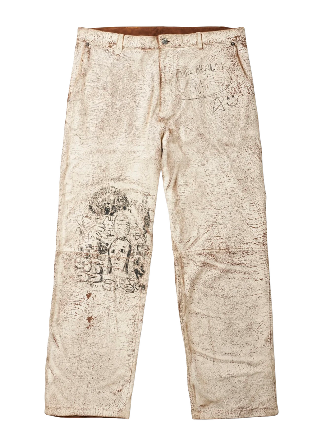 Paly 'Realm Painted Suede' Pants