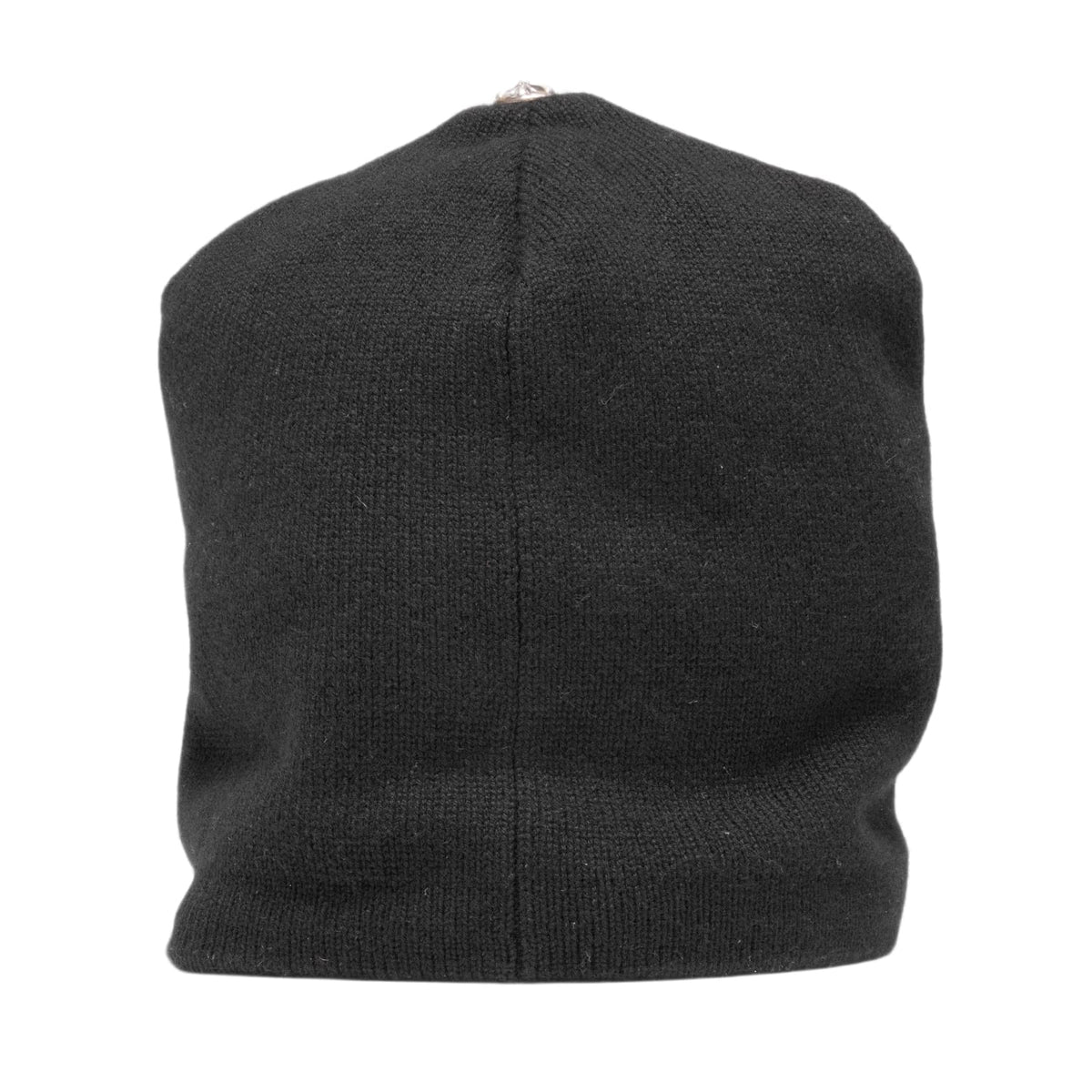 Chrome Hearts 'Black' Flooded Patch Cashmere Beanie