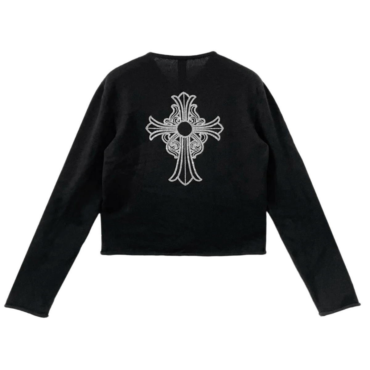 Chrome Hearts ' Vine Cross Rhinstone' Cashmere Sweater