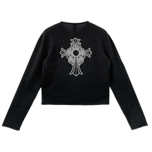 Chrome Hearts ' Vine Cross Rhinstone' Cashmere Sweater