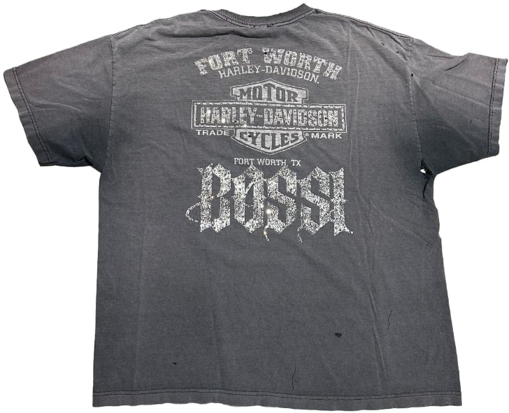 Bossi 'Fort Worth, TX Skull' Rhinestone Vintage Tee