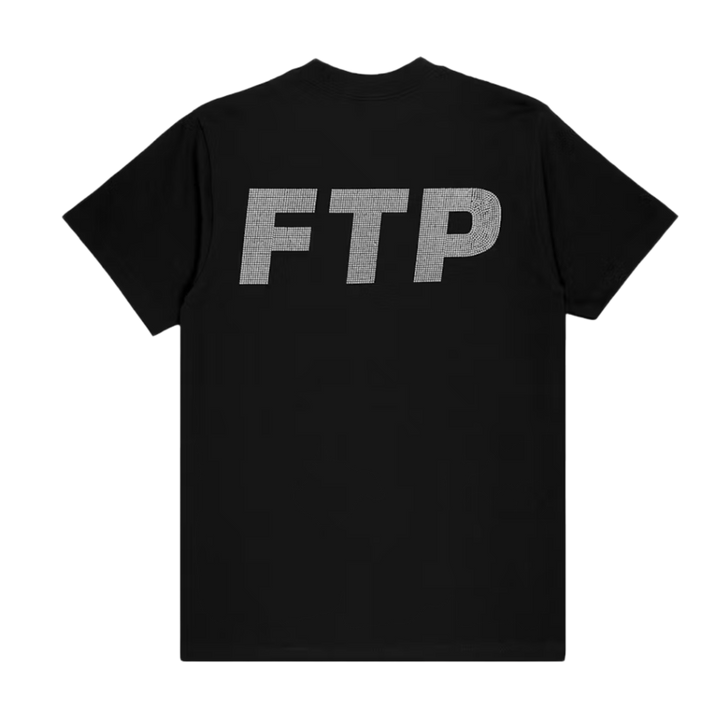 FTP 'Black' Rhinestone Logo Tee